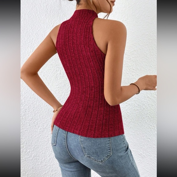 Luxe crisscross front halter top - Picture 13 of 13